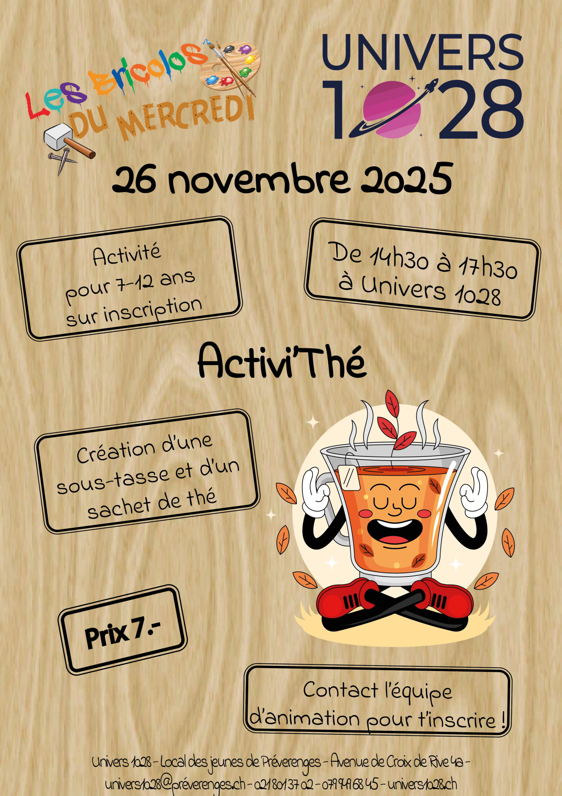 annonce brico novembre 2025